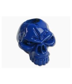 Schmuckatelli Emerson Skull Bead Powder Coat Blue