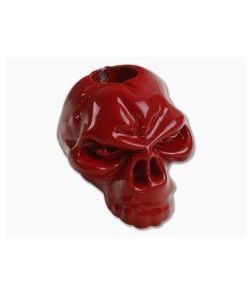 Schmuckatelli Emerson Skull Bead Powder Coat Red