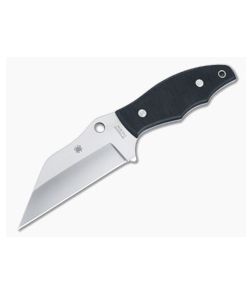 Spyderco Ronin 2 Fixed Blade Black G10 Handles CTS-BD1N Wharncliffe Blade FB09GP2