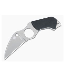 Spyderco Swick 6 Small Wharncliffe Plain Edge LC200N Fixed Blade Neck Knife FB14P6