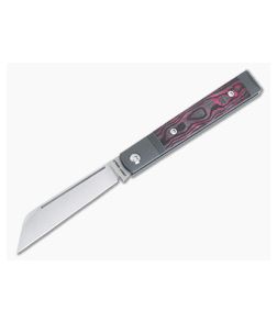 Jack Wolf Knives Feelgood Jack Bazooka Pink CamoCarbon Satin S90V Wharncliffe FEELG-01-CCBP