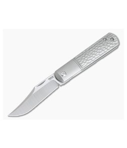 Pena Knives X Series Front Flipper Barlow Bolstered Jigged Titanium