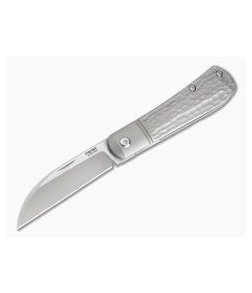 Pena Knives X Series Front Flipper Swayback Bolstered Jigged Titanium