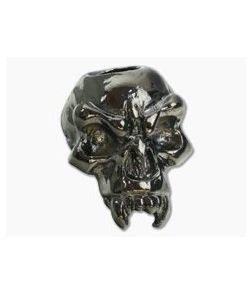 Schmuckatelli Fang Skull Bead Hematite Plated Pewter