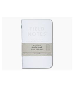 Field Notes Birch Bark White Graph Paper Notebooks 3-Pack FNC-60