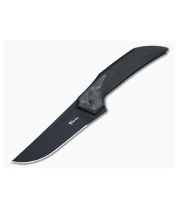 Reate Future Integral Knife Black PVD M390 & Titanium Carbon Fiber Inlay