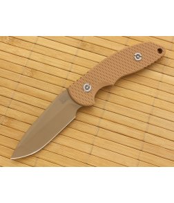 Hinderer Knives FXM 3.5 Fixed DLC Spanto Coyote G10