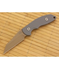 Hinderer Knives FXM 3.5 Fixed DLC Wharncliffe Gray G10