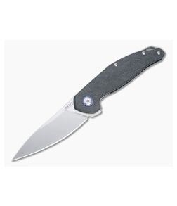 MKM Anso Goccia Satin M390 3D Carbon Fiber Liner Lock Flipper GC-CF