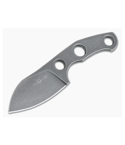 GiantMouse GMF1-F Stonewashed Black PVD M390 EDC Fixed Blade