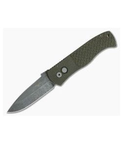 Protech Emerson GPK Exclusive CQC-7A Acid Wash Spear Point Textured Micarta Top Automatic Knife GP-CQC7-A2