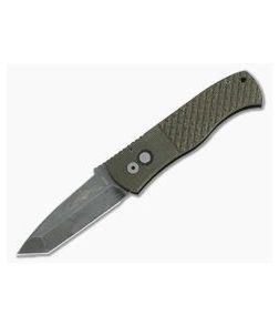 Protech Emerson GPK Exclusive CQC-7 Acid Wash Tanto Point Textured Micarta Top Automatic Knife GP-CQC7-T2