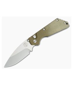 Protech GPKnives Exclusive Strider SnG Green Micarta Top Stonewashed Blade Automatic Knife GP-SNG-01