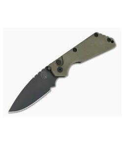 Protech GPKnives Exclusive Strider SnG Green Micarta Top Plain DLC Blade Automatic Knife GP-SNG-03