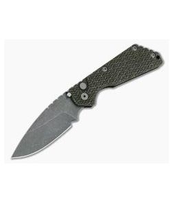 Protech GPKnives Exclusive Strider SnG Green Textured Micarta Top Plain Acid Wash Blade Automatic Knife GP-SNG-05