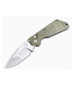 Protech GPKnives Exclusive Strider SnG Green Micarta Compound Ground Mirror Polished Automatic Knife