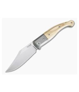 LionSteel Gitano Navaja Modern Slip Joint Niolox Olive Wood GT01-UL