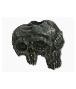 Schmuckatelli Gemini Twins Skull Bead Black Oxidized Pewter