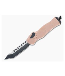 Heretic Hydra Tanto Two-Tone Black Elmax Copper Top Single Action OTF Automatic Knife H006-10A-COPPER