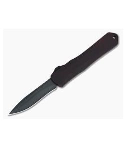 Heretic Knives Manticore-S Recurve Tumbled DLC Breakthrough Red OTF Automatic H025-6A-BRKRD