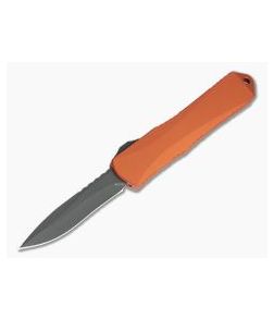 Heretic Knives Manticore-E Recurve Black DLC S35VN Orange EDC OTF Automatic H029-6A-ORG
