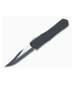 Heretic Knives Manticore-X Bowie Two-Tone Black Elmax Jade G10 Back Cover Black OTF Automatic H030B-10A-JADE