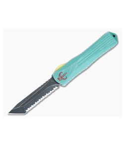 Heretic Manticore-X Bounty Hunter Camo Carbon Handle Battle Black MagnaCut Serrated Tanto OTF Auto H031-8C-BOUNTY