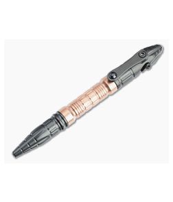Heretic Knives Thoth DLC Titanium and Copper Modular Bolt Action Ink Pen H038-DLC-CU