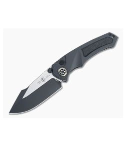 Heretic Knives Pariah Prototype Two-Tone Black Elmax Dual Action Liner Lock Automatic H048-10A-PROTO