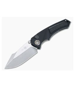 Heretic Knives Pariah Stonewashed Elmax Dual Action Liner Lock Automatic H048-2A