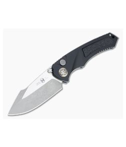 Heretic Knives Pariah Battleworn Elmax Dual Action Liner Lock Automatic H048-5A