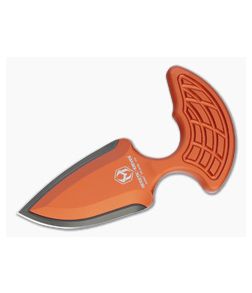 Heretic Knives Sleight Modular Push Dagger Black DLC 20CV Orange Fixed Blade H050-6A-ORG