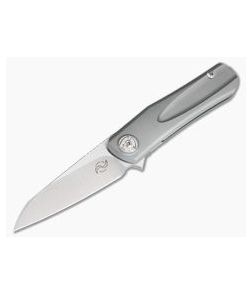 Liong Mah Design Hawk Sculpted Titanium Frame Lock Flipper M390 