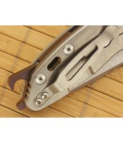 Hinderer XM-18 3.5" Bottle Opener Backspacer Titanium Bronze