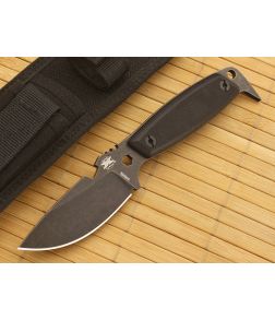 DPx Gear HEST II Assault Fixed Blade (TiCN) PVD Stonewash Niolox