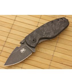 DPx Gear HEAT/F Folder Shred Carbon Fiber and Sleipner Blade