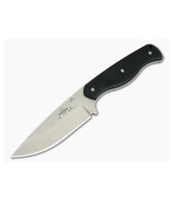 Emerson Knives HUCK Camp Knife StoneWashed S35VN Black G10 Fixed Blade