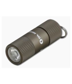 Olight i1R 2 EOS Desert Tan Micro-USB Rechargeable 150 Lumen Key Chain Flashlight 