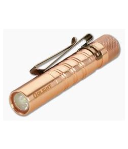 Olight i3T EOS Raw Copper AAA 180 Lumen Slim Tail Switch Flashlight