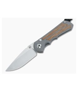 Chris Reeve Small Inkosi Stonewashed S45VN Natural Micarta Inlay Folder