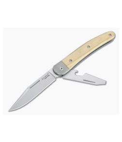 LionSteel Jack 2 M390 Olive Wood Modern Traditional Slip Joint JK2-UL