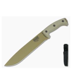 ESEE Junglas Machete Dark Earth Canvas Micarta Kydex Sheath