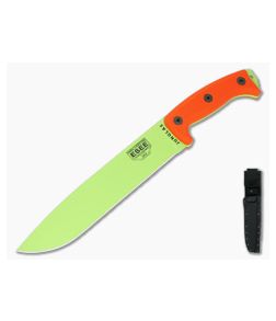 ESEE Junglas Machete Venom Green Orange G10 Kydex Sheath