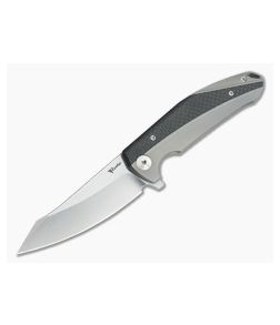 Reate Knives K-1 Carbon Fiber RWL34 Stonewash Flipper