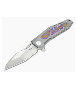 Reate Knives K-3 Mokuti Inlay Compound Ground CTS-204P Flipper