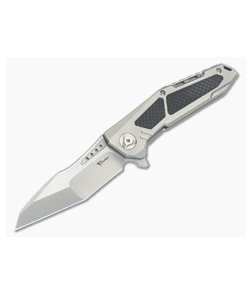 Reate Knives K-3 Carbon Fiber Inlay Compound Ground CTS-204P Flipper