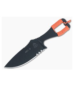 TOPS Key Knife D Neck Knife Orange Cord