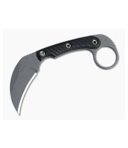 RMJ Tactical Korbin Karambit Nitro-V Black Every Day Carry Fixed Blade