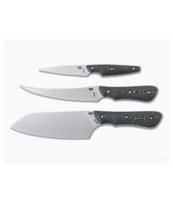 Smith & Sons Essential Kitchen Set AEB-L Ravina Richlite 3-Piece Fixed Blade Set