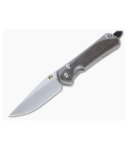 Chris Reeve Large Sebenza 31 Drop Point S45VN Bog Oak Inlay Folding Knife 004